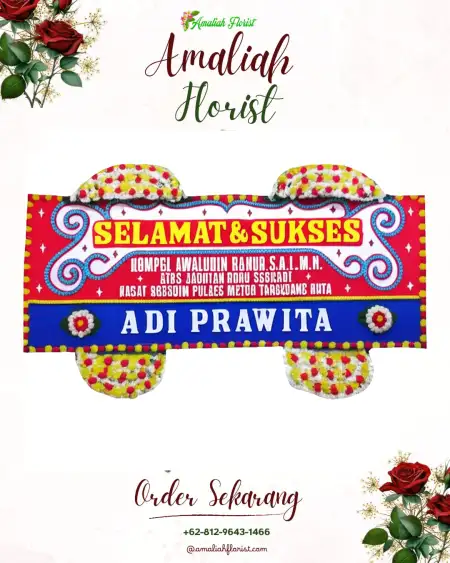 Papan Bunga Ucapan Selamat Reteh